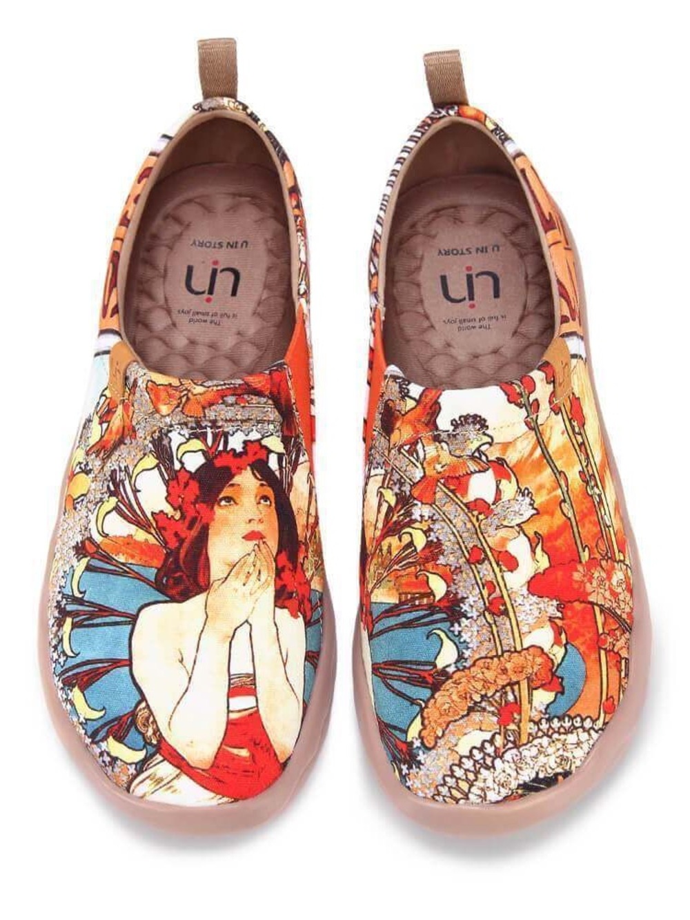 UIN MONACAN GIRL Artistic Lady Flats size 8